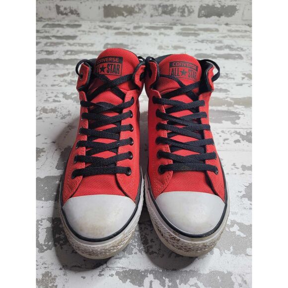 3622 Converse Chuck Taylor All Star Red Thick‎ Canvas Hi-Tops Men's 12 - Picture 2 of 8